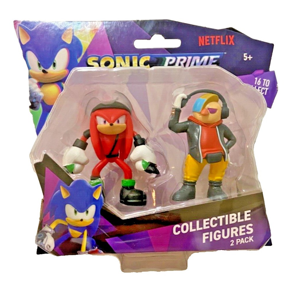 KNUCKLES & DR. DON'T Sonic Prime‎ Sonic The Hedgehog 2.5" Figures 2 Pack